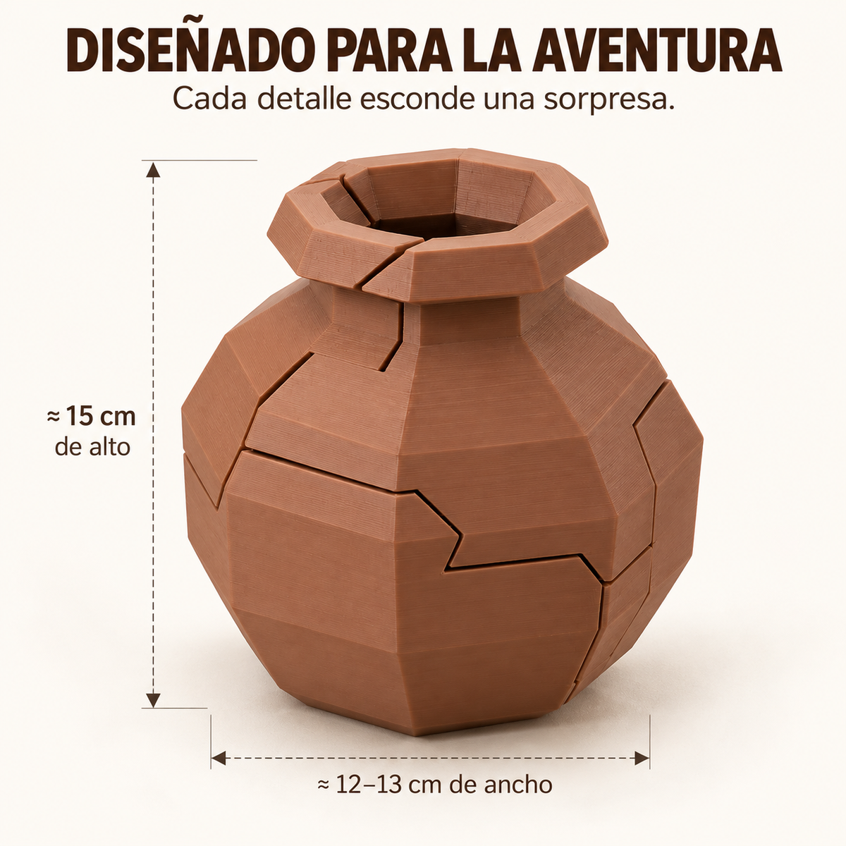 Potziy™ | Jarrón Gamer Rompible con 60 Gemas