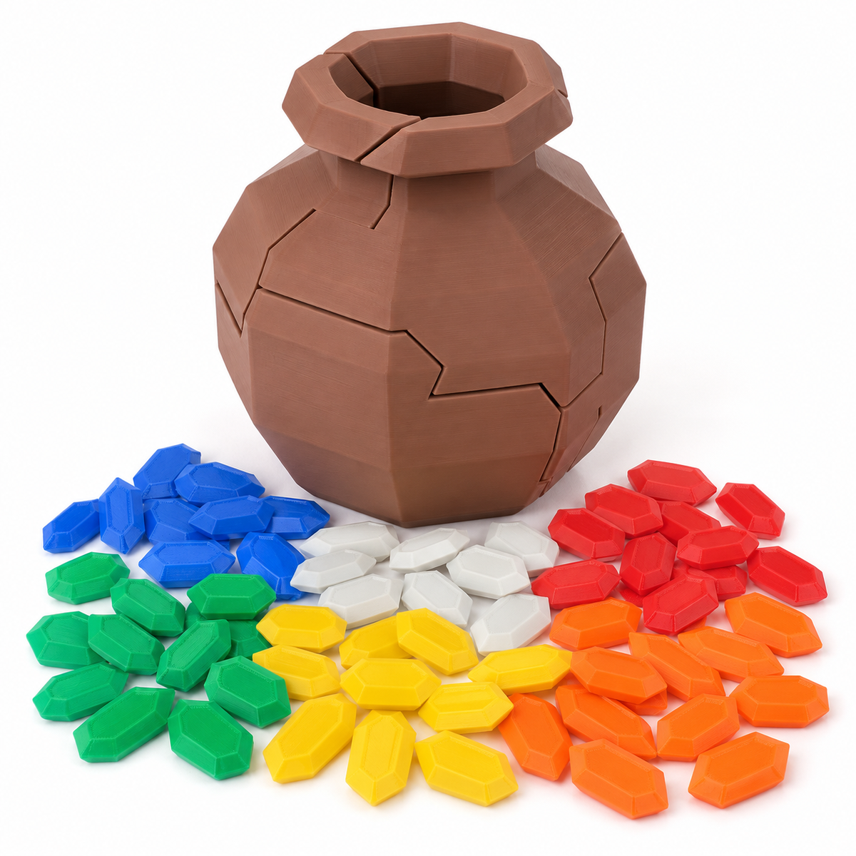 Potziy™ | Jarrón Gamer Rompible con 60 Gemas